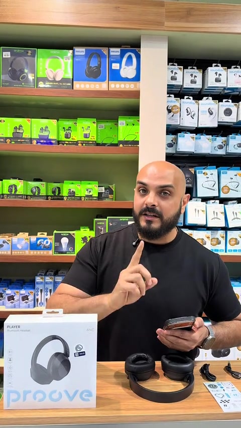 🎧 سماعة PROOVE PLAYER Bluetooth Headset 🔥 استمتع بتجربة صوتية احترافية مع سماعة PROOVE PLAYER المزودة بتقنية ANC لعزل الضوضاء 🎶 تصميم عصري ومريح للاستخدام الطويل، مع جودة صوت قوية وباس عميق يخليك تعيش كل لحظة بالموسيقى أو الألعاب 🎮🎵 ✨ المميزات: 🔹 تقنية Bluetooth 5.3 لاتصال سريع وثابت 🔹 خاصية عزل الضوضاء ANC 🔹 وضع الشفافية لسماع الأصوات المحيطة 🔹 Bass Boost لصوت قوي ونقي 🔹 شحن سريع عبر منفذ Type-C 🔹 بطارية تدوم لفترات طويلة 🔹 تصميم أنيق ومريح للاستخدام اليومي 💰 السعر: 25 ألف دينار فقط 🚚 التوصيل: 5 آلاف لكل محافظات العراق 📞 للحجز والاستفسار: *********** #creatorsearchinsights 
