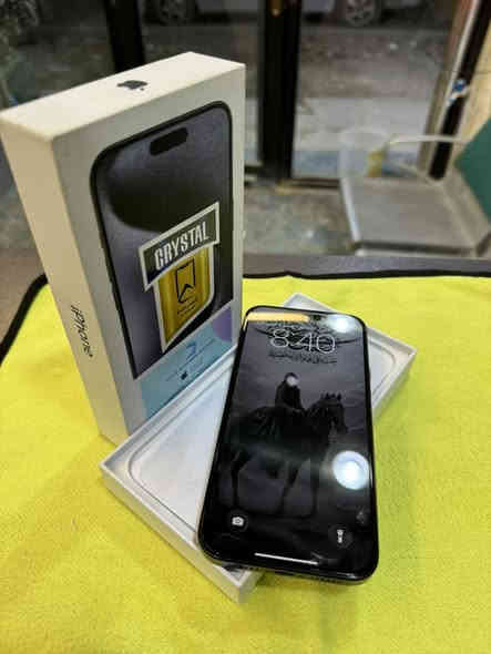 السلام عليكم 
ايفون 15برو ماكس 
ذاكره 256
بطاريه 86‎%‎
لون نيلي 
مكفول من فتح وتبديل 
السعر 990الف
عنواني حله حي الامام
الرقم ***********
