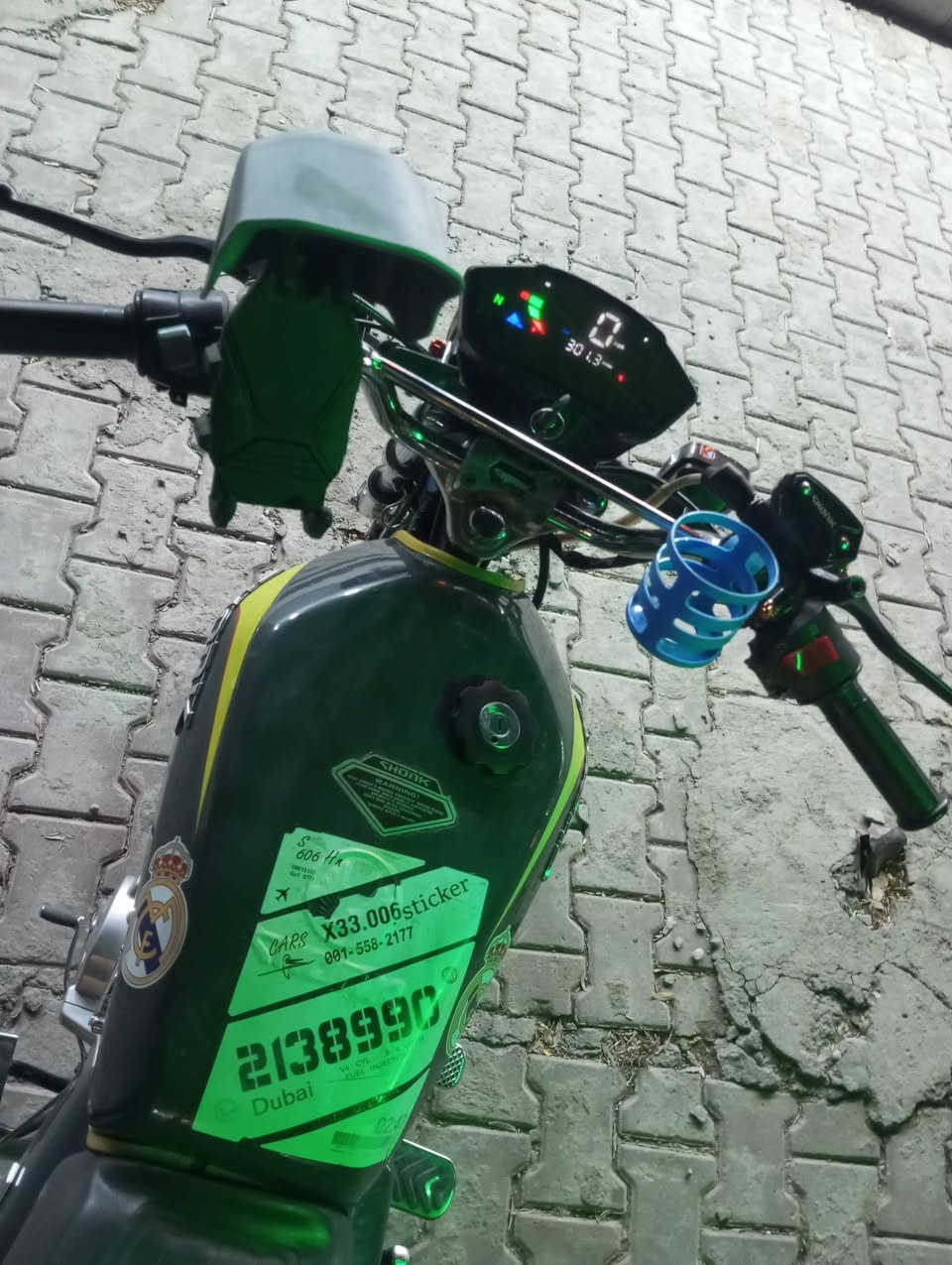 سعر 675 الف، اکو مجال
SHONK CG 150 
بصمە شغال و لایتات و مکینە بشرط فحص


**إذا كنت صاحب هذا الإعلان وتريد حذفه لأي سبب، رجاءا أرسل رسالة إلى الدعم الفني**