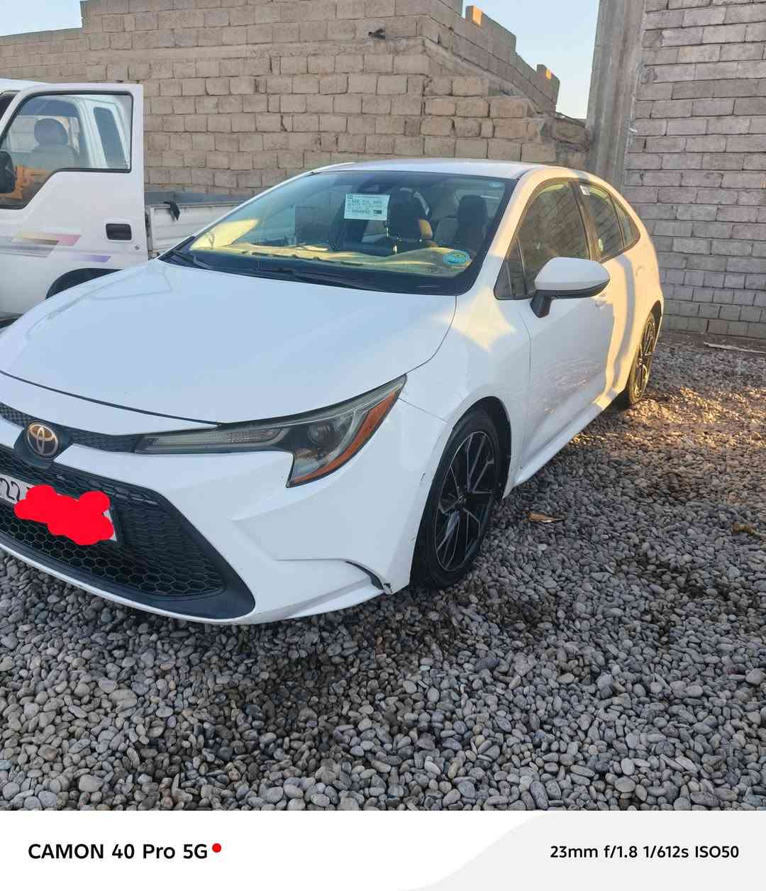 السلام عليكم

للبيع كورلا 

موديل 2020

رقم اربيل 

محرك 18

ماشيه 69 كيلو مو ميل

السياره جديد 

ضرر بونيد وباب خلفي بدون دواخل 

صور الضرر مرفقه مع الصور 

مكان السياره الشرقاط اسديره الهاتف

***********
