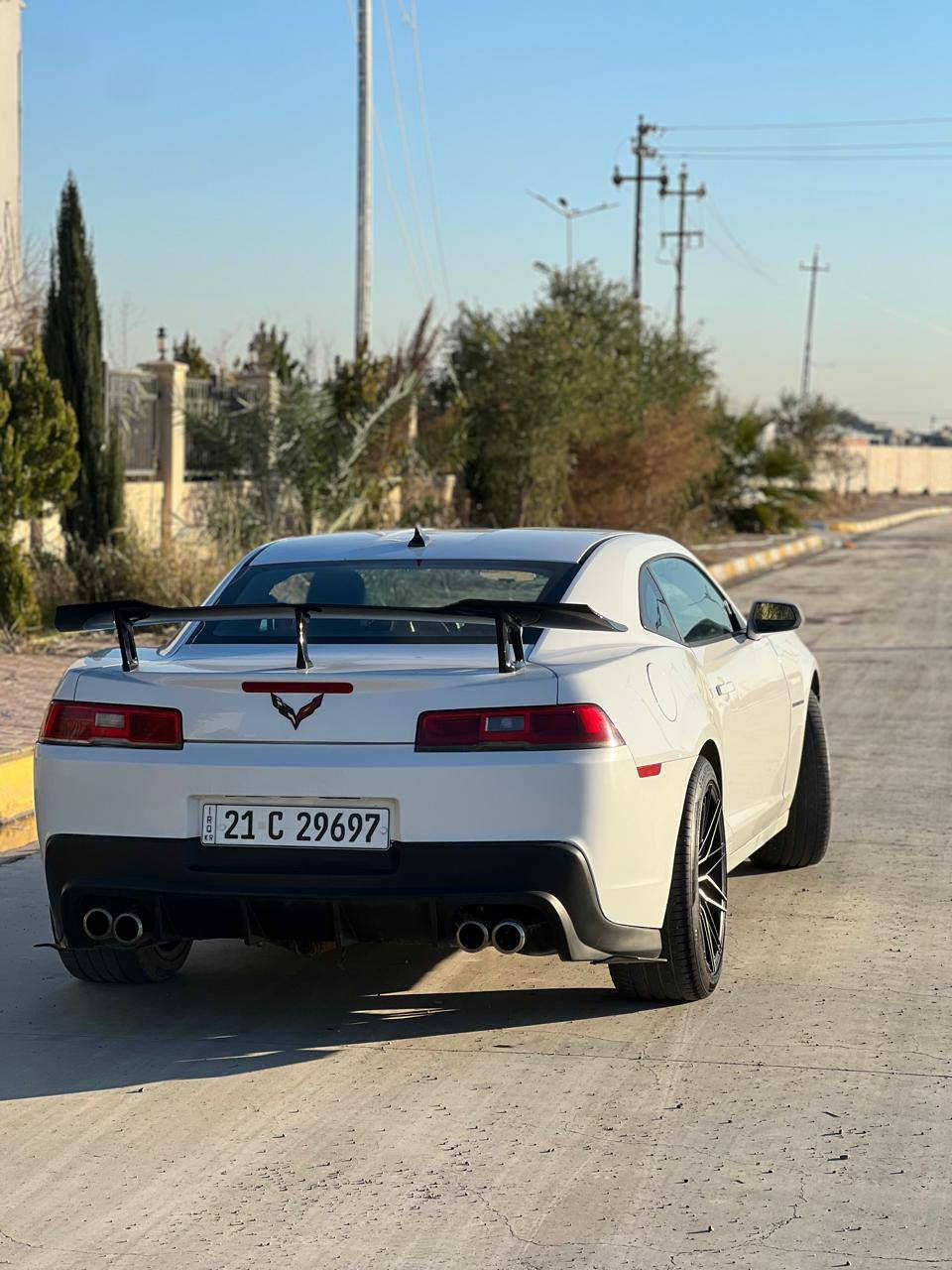 سلام عليكمم ...
اعلا مواصفات بالكمارو عدا الفتحه
السياره كلش نظيفه 
موديل 2015
محدث ZL1
جنحZL1
كير مكينه ممفتوحات بلاديات 
السياره باسمي
شرط التحويل والغرامه
دفتر بنزين
محرك ٦ سلندر
داتا شو
كيجات اصليه 
كراسي كهرباء
تحكمات ستيرن 
شاشه اعطال 
كشن جلد
سستم صوت 
دمام بالدشبول
شفتات سرعه 
ويل ٢٠
بجم زنون
حادث جاملغ وبنيد بدون دواخل 
السياره كلش مميزه ونظيفه  
مكان السياره كركوك
سعر السياره خاص

*********** كركوك, العراق
