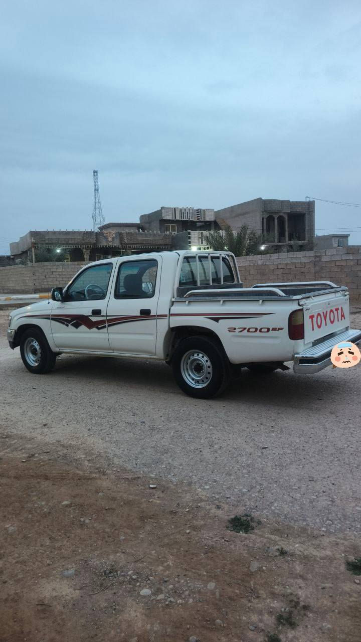 تيوتا دبل قمارة
موديل 2002 رقم اربيل 
سنوية جديدة مكفوله كفاله عامه 
باور ستيرن كشن منفصل تبريد تدفئة تخم تاير جديد 
مكان ديالى 
***********
***********
