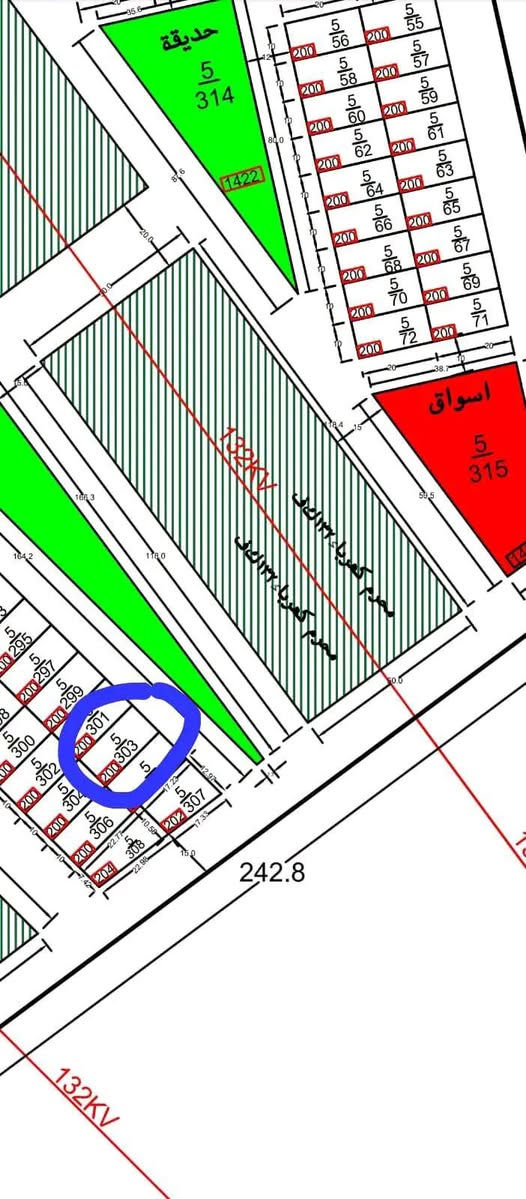 200 متر باسمي، على حديقة ومحرم يعني امامك اكثر من سبعين متر ساحة
توزيع خطوط النفط 

السعر 25 من الاخير 

***********
