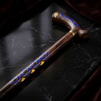 عصا فاخرة • لازورد • ابنوس