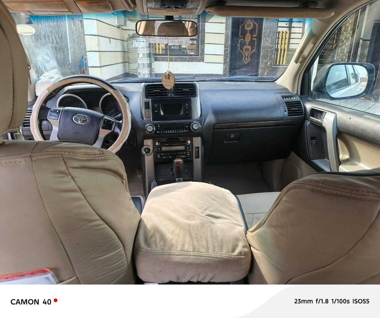 برادو موديل 2012
رقم بغداد 
السيارة باسمي
تحويل مباشر
6 سلندر
كير أوتو
محرك غير مفتوح
ماشي158000 كم

كفالة عامة
السيارة بحالة وكالة (كارتون
ثلاجة
7 راكب
3 قطع تبريد
دفع رباعي
مواصفات TXL المعروفة
ماعدا بلصورة موجود 
بيع مباشر او مراوس سيارة شماليه 
***********
