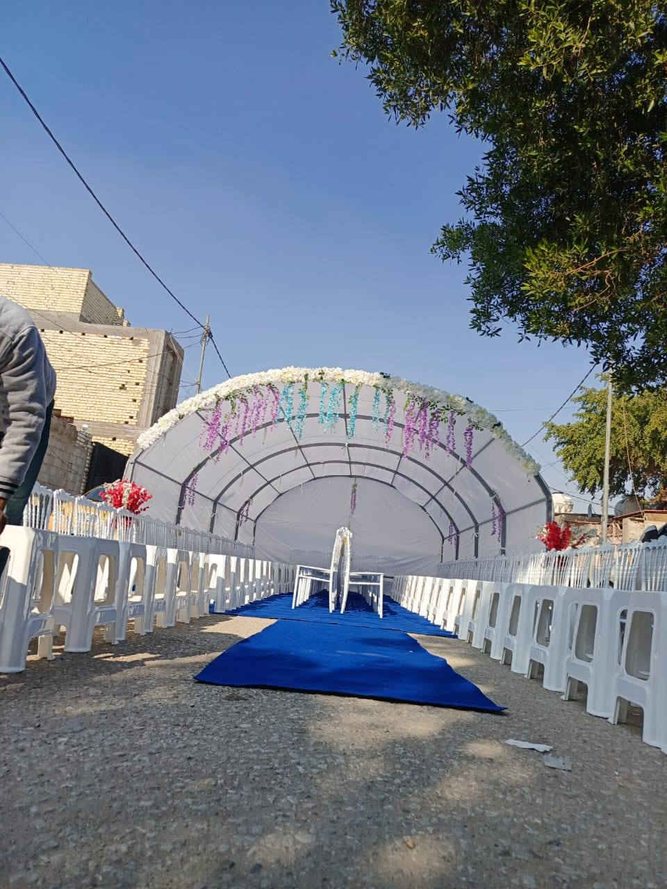 خَلّي مناسبتك ويّانا مميّزة ✨
يتوفّر جادر خطوبة أبيض 🤍
بطول 10 أمتار وعرض 4 أمتار بسعرٍ مناسب.
يشمل:
75 كرسي
40 طبلة
أرضية حمراء أو زرقاء حسب الطلب
سجادة استقبال
تزيين ورود
بورد ترحيب مع مرآة جانبية
يتوفّر لدينا توصيل إلى بابل وكربلاء
للحجز مراسلة الصفحة أو الاتصال على الرقم التالي ***********
