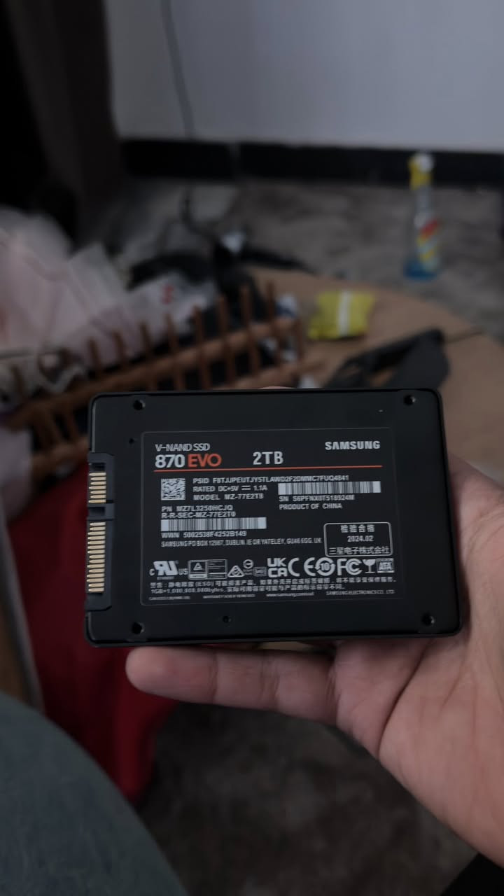 السلام عليكم عيني عندي هارد سامسونج ssd 2تيرا ممفحوص ابيعلك اياه فحم سعره 140وبيه مجال مكاني بغداد وعندي توصيل


**إذا كنت صاحب هذا الإعلان وتريد حذفه لأي سبب، رجاءا أرسل رسالة إلى الدعم الفني**