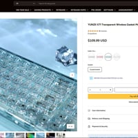 YUNZII X71 • لاسلكي RGB • جديد