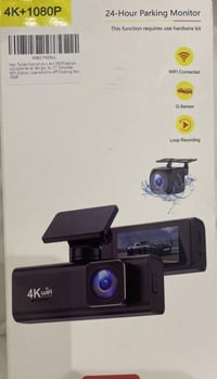 داشكام 4K • امامية وخلفية • نقص ميموري