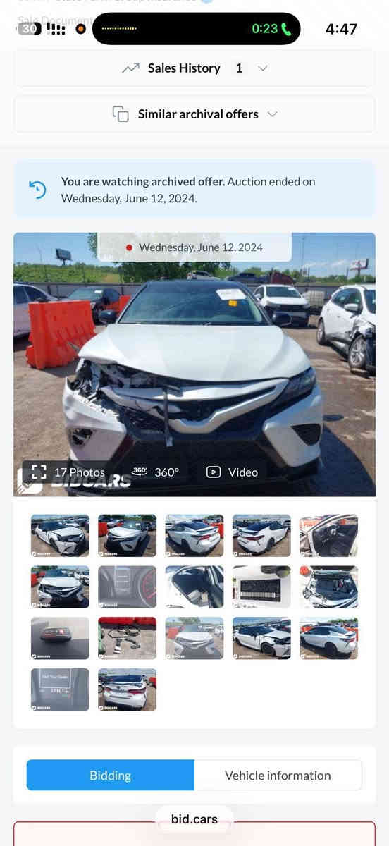 الحسن لتجارة السيارات
العنوان_ واسط الزبيدية 

 تيوتا كامري 
RRD 2022 محرك 6 سلندر 
ماشيه 80 ألف 
حادثه مرفق بلمنشور 

سياره كلش جديده وجاهزه 
رقم اربيل وكاله تحويل 

السعر 245$ مجال بسيط 

***********
