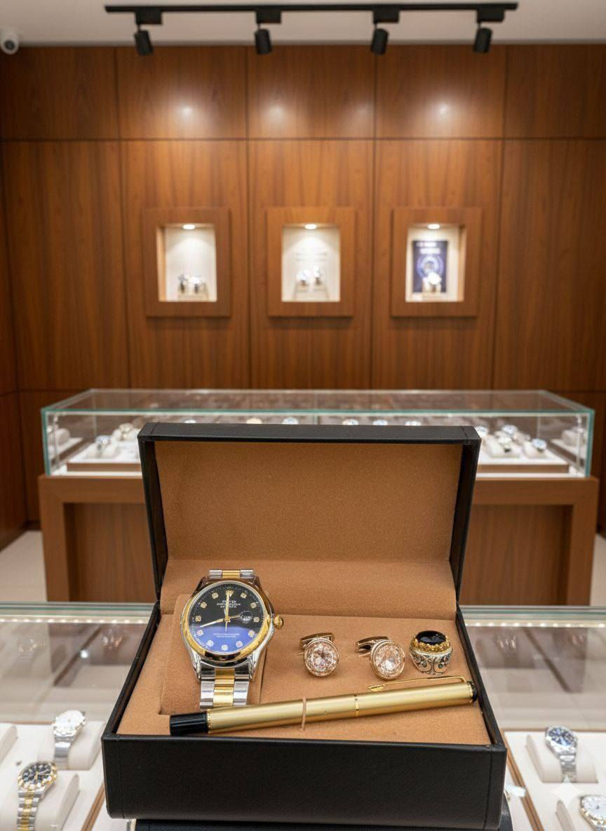 فرحي ابوج 👨🏻‍🦳
بارخص شي تملكي لن يستاهل 

سيت تخم رجالي مكون من ساعه رجالي ثقيل ومحبس وسبحه وقلم وبروش طلاء ثابت مع العلبه الاصليه

السعر 18 
بصره 3 محافظات 5


**إذا كنت صاحب هذا الإعلان وتريد حذفه لأي سبب، رجاءا أرسل رسالة إلى الدعم الفني**