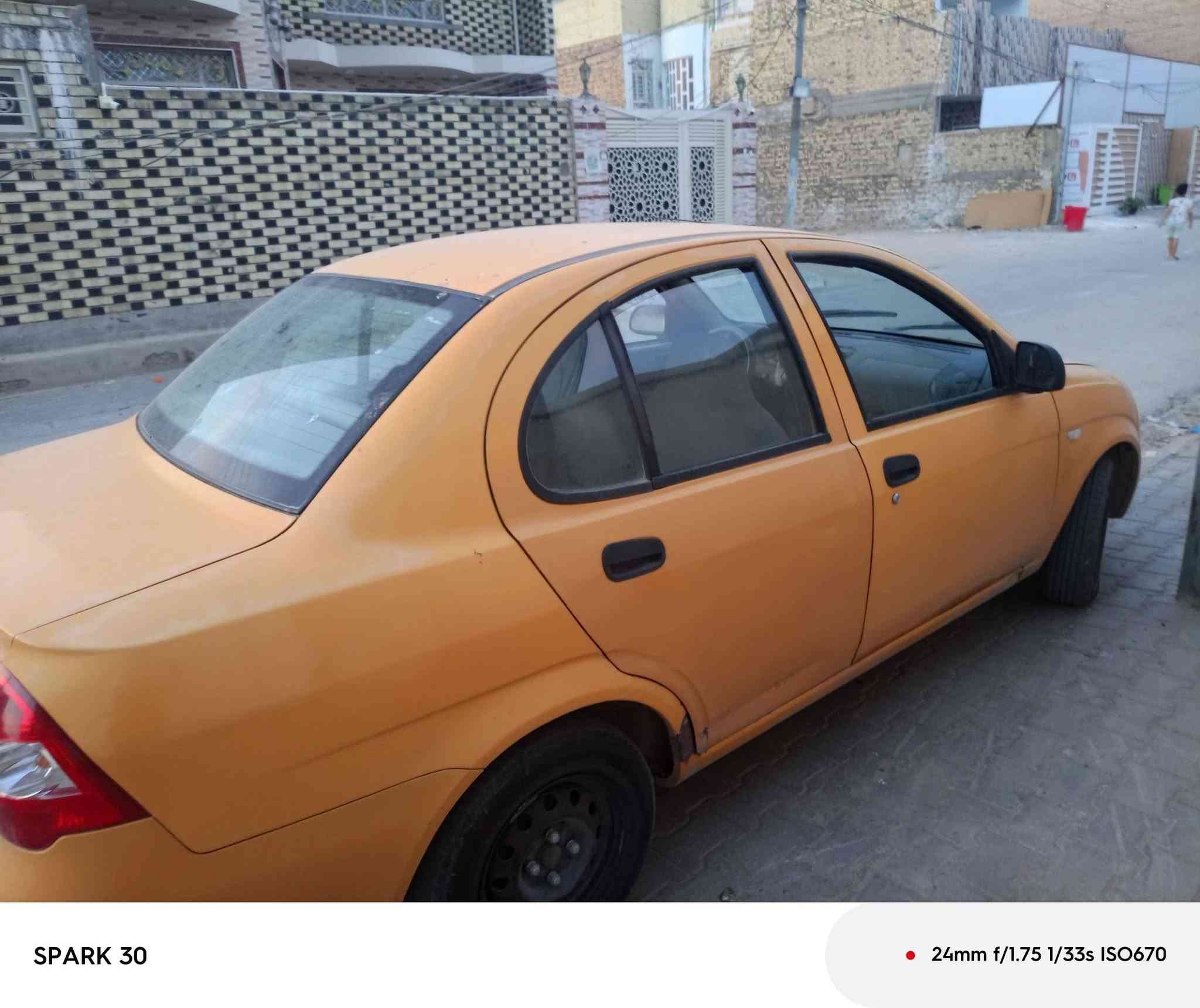 سياره طيبه
مديل 15 
السعر 30 ورقه 
قطعه وحده مصبوغه 
تبريد شغال وبارد
مكينه زينه 
كير زين 

الرقم /***********
نجف -كوفه حي ميسان
