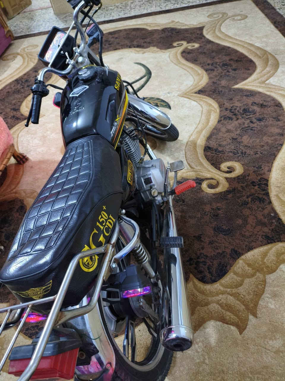 يالله دراجه ايراني موديل 21 ماطور فول محرك سبانه ممدوده عليه كله شغال كهربائيات اشاير كامل اوراق منفيس مكان الرمادي جزيره البذياب قرب جسر الحديد السعر 525 وبي مجال حك جيتك للاستفسار خاص او ***********
