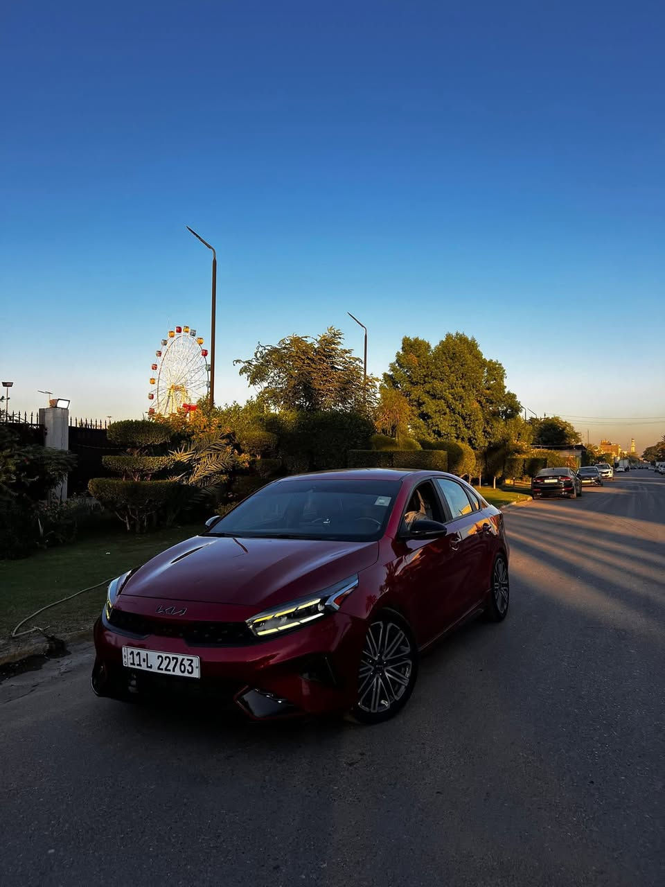 ﷽
كيا فورتي  GT  2022 

محرك 1600 تيربو + كير DCT  المرغوب مو السيفتي 

بيها فصلة و طلقات بلادي 

ماشية 50 الف ميل 

ضرر موضح بصور 

ايرباكات سليم

 

بصمة + تشغيل عن بعد 

ابواب بصمة

كشن جلد 

تبريد قطعتين

ليد خلفي و امامي

شحن وايرليس Wireless

شاشة كبير

كاميرا

رادار امامي و خلفي

رادار جانبي

حساس 

ويل كب

بلاجكتور

تحكم ستيرن

تحديد السرعة

تحديد المسار

نظام سمارت

3 انظمة قيادة

سعر 157  وبيهه مجال 

رقم بغداد بسمي
***********
