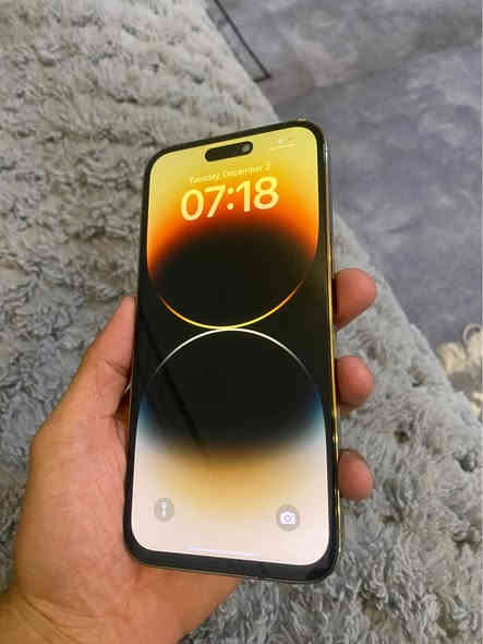 ١٤ پروماكس 
٢٥٦ گيگا و پاتري٨٣ بيلادي بي دةستكاري
زور خاوينة شوختي نية 
تةنها شاشةي گوراية بةزةمان شاشةي زور جوانة شةكل و شتي نية 
سعري ١٣ يةكة ٤٦٠ دولار 
رقم*********** أربيل
