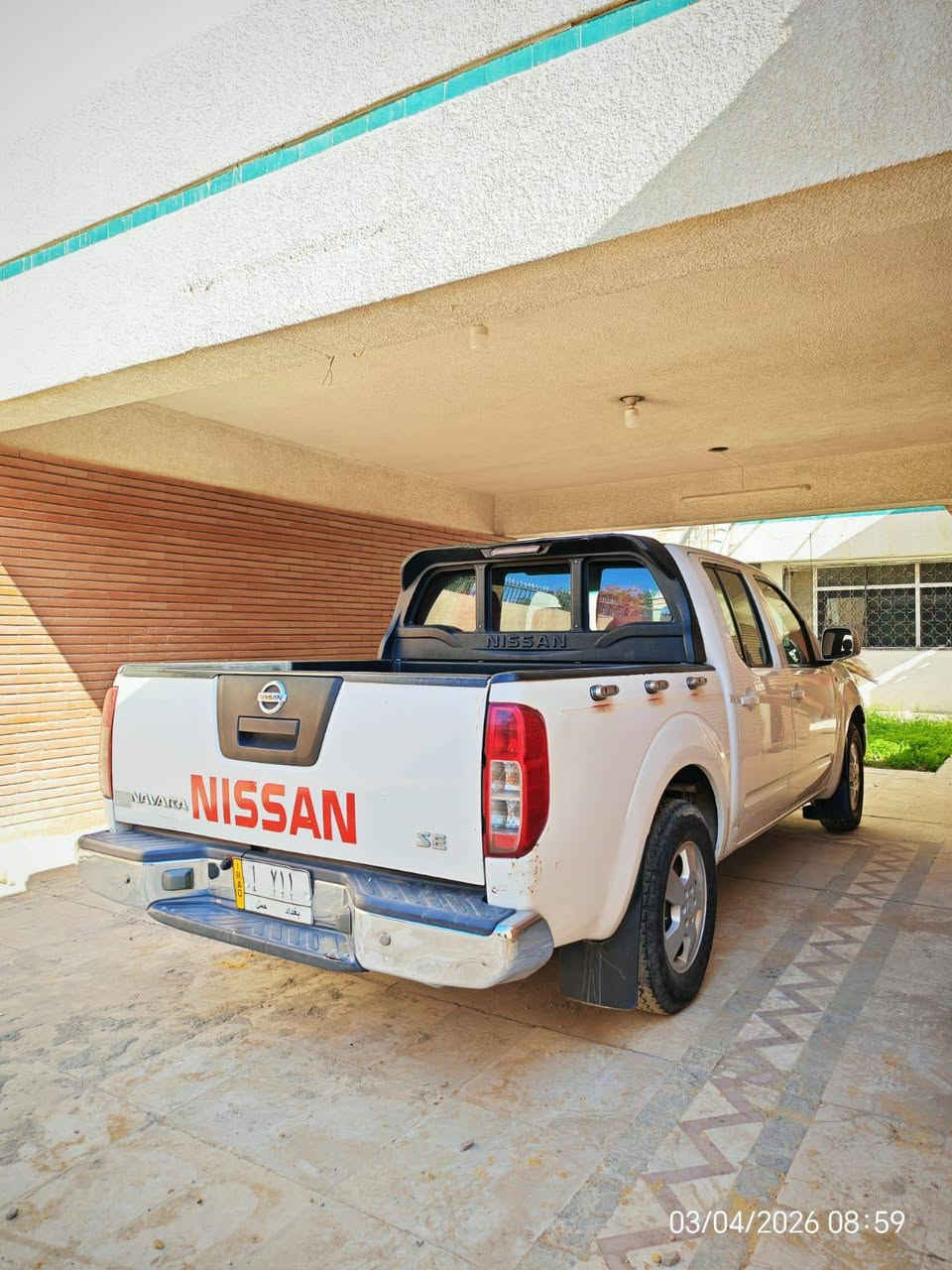 نيسان نيڤارا se خليجي 2012 محرك 4 سلندر 2.5 گير أوتوماتيك
رقم بغداد حمل مميز ٧١١ حرف أ 
عالكود الجديد يصير 11A 711 
باسمي شرط التحويل
ممشى السيارة 273,000 كيلو
بيها صبغ جزء من البنيد وجزء من الجاملغ الامامي جهة عكس السائق سونارها موجود بالصور
المحرك مجفت درجة اولى بدون اي تبخير

🛑 السعر سوي تعليق يصل مباشرة 🤖 

السيارة استخدام شخصي جاهزة 
الموقع : بغداد المنصور

رقم صاحب السيارة: (***********)
