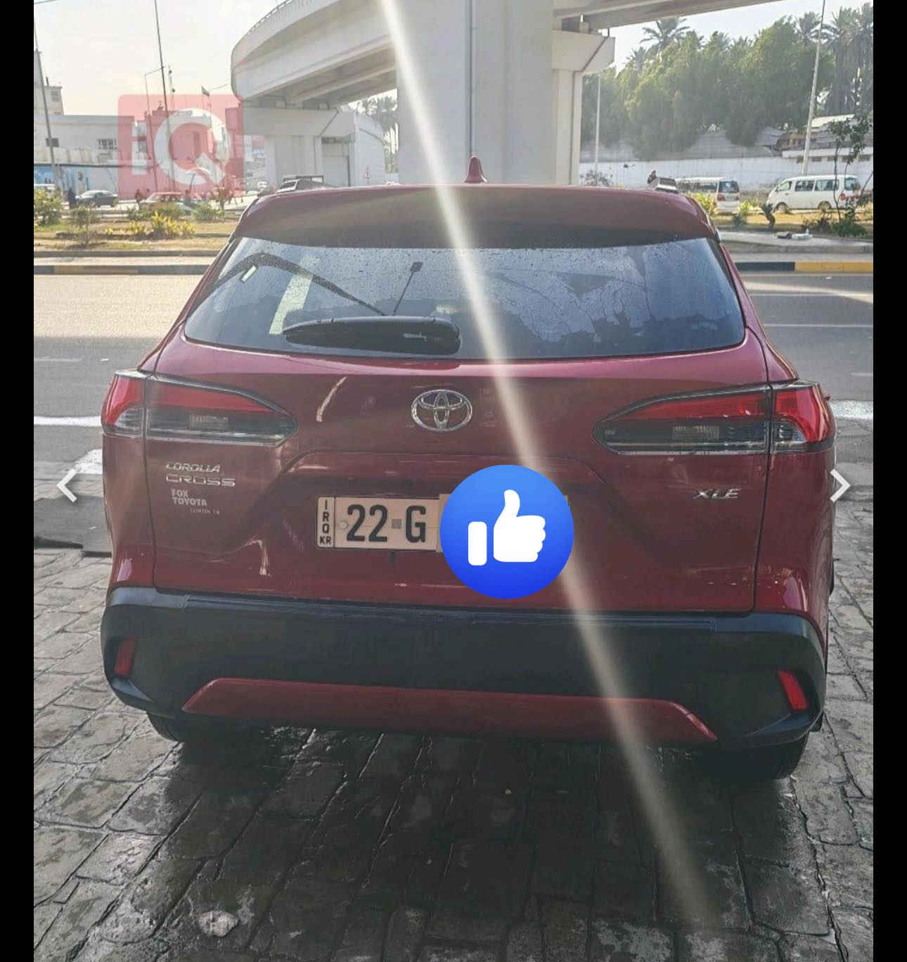 للبيع كورلا كروز ياباني اصلل
وارد امريكي موديل 2022 ماشيه 22 الف كيلو 

لون عنابي مميز بدون شخط رصعة تكحيل كفالة 

فول  الفول مواصفات xle

فتحة سقف سلايد روف طكتين 

رادارات امامي خلفي جوانب تنبيه

كير مكينة 2000 بلاد كله عل وضع شركة 

كشنات جلد 

كشنات كهرباء 

كشنات هيتر 

قياده اليه 

رادار  360 

حساس امامي خلفي 

تبريد مركزي 

ويل كب حجم 18 انج

كاميرا دوارة 

شاشه كار بلي 

فول تحكم ستيرن 

صندوق كهرباء شفط

لايت زينون 

لد خلفي 

ماسحة حساس ماء ومطر 

اشاير بالمري وقابلة للطي 

صور الضرر مرفقه فقط بارد جاملغ بدون صبغ بدون تبديل 

بدون شواصي سيارة بدون فور ويل مرغوب 

وبعد مواصفات ماتحضرني 

السعر#205 وبيه مجال  

السياره كفاله الشواصي واللغود 

رقم وسنويه جديد 

 

رقم اربيل الانكليزي 

للاتصال واتساب /// ***********
