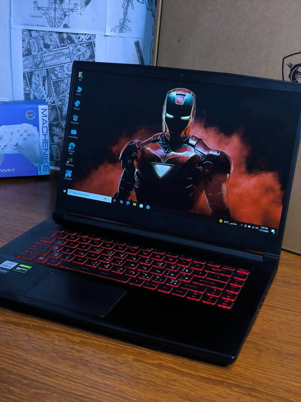 لابتوب MSI GF63 THIN 10SC

⚜️ المواصفات:
⚜️ المعالج: Core i5 — الجيل العاشر — فئة H (10500H)
⚜️ الرام: 8 كيكا DDR4
⚜️ الهارد: 256 كيكا SSD M.2
⚜️ كرت شاشة خارجي: NVIDIA GeForce GTX 1650 Max-Q
⚜️ حجم الشاشة: 15.6″ — دقّة FHD (1920×1080)

📞 للحجز أو الاستفسار (متوفر واتساب):
       ***********

📌 موقّعنا: بغداد الامين الثانية

💰 السعر: 600,000 دينار عراقي
