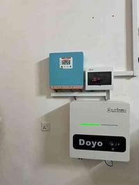 ألواح لونجي • انفيرتر 4KW • بطارية ايتل 10KW