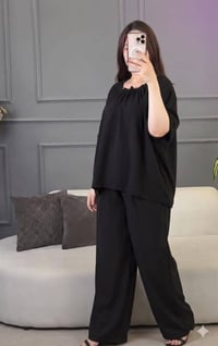 سوت ايروبين • سواد فاحم • L/XL/XXL