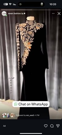 فستان • قياس ٤٢ • ملبوس ساعتين