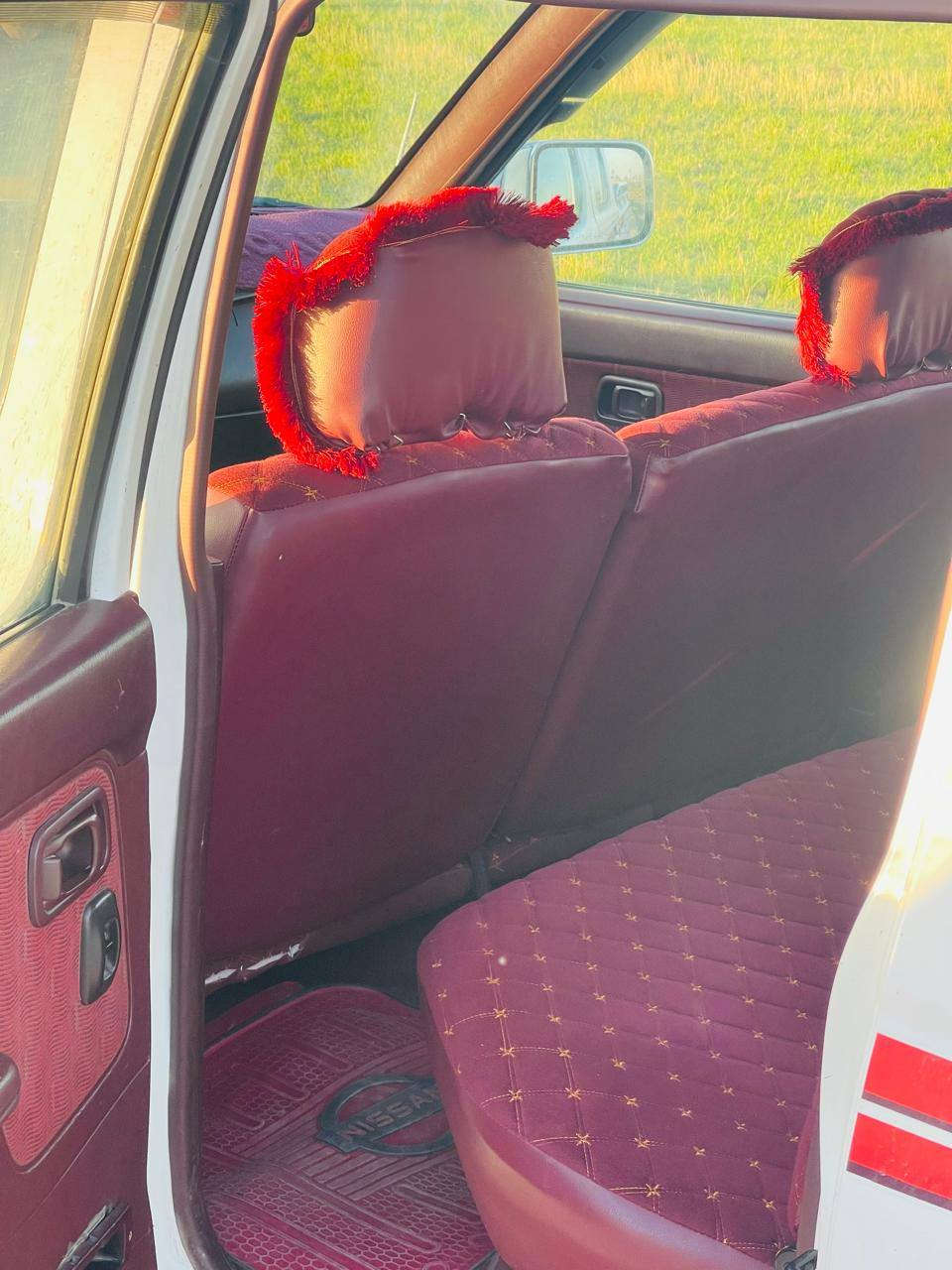 السلام عليكم
نيسان بيكم موديل 2008محسن ام تريشه مكفوله 
السعر 115بيه مجال بسيط للتصال عل رقم ***********العنوان ميسان المجر الكبير
