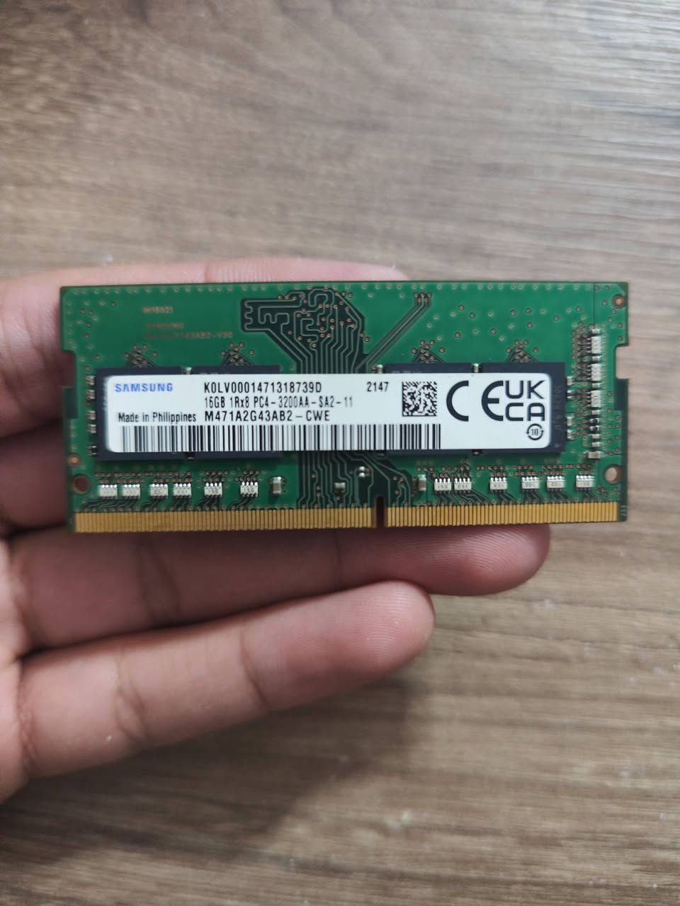 السلام عليكم
متوفر 3 رامات DDR 4 16GB 3200


**إذا كنت صاحب هذا الإعلان وتريد حذفه لأي سبب، رجاءا أرسل رسالة إلى الدعم الفني**