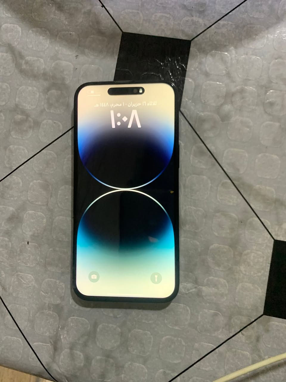 ‏السلام عليكم iPhone14 pro Max الذاكرة256 مبدل الشاشة  السعر625
￼ ما مشحون شي قليل


**إذا كنت صاحب هذا الإعلان وتريد حذفه لأي سبب، رجاءا أرسل رسالة إلى الدعم الفني**