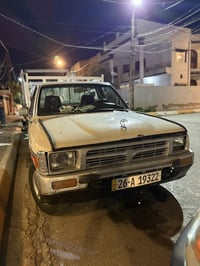 للبيع تيوتا موديل89 رقم صلاح الدين انكليزي سنوية لل30 تخم تاير شاصي مك...