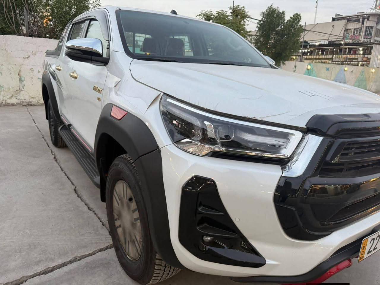 السلام عليكم بيكب تي ار دي موديل ٢٥ زيرو
مذهب ام رادار جك خلفي سيد نهرو 
٦ سلندر فول مواصفات السعر420٠ وبيها مجال  رقم اربيل بسمي وبيه مجال قليل 
الاتصال ***********
