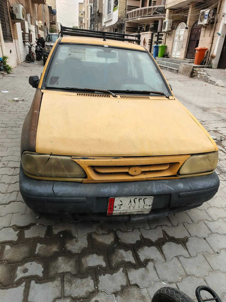 السلام عليكم عندي سايبه محرك كايمه رقم مميز ابيع كوم حديد 8 وارقات  شرط تحويل  مكاني بغداد  ***********7
