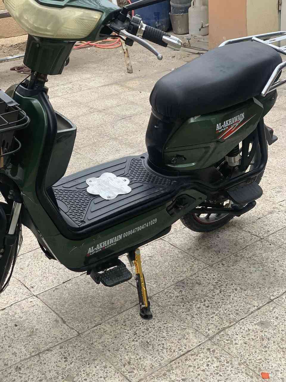 للبيع دراجه نضيفه حيل جديده بطاريات جدد ع الفحص 2026 البطاريات شرط جهاز إنذار وبصمات 2 السعر 350 وبي مجال للاستفسار ***********
