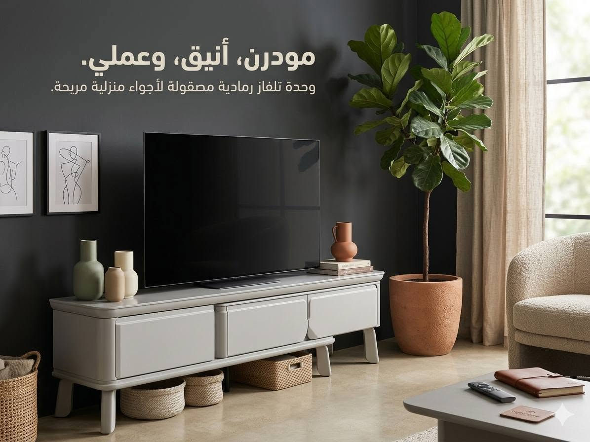 تلفزيونك يستحق أفضل إطار، ومنزلك يستحق لمسة تجعله ينبض بالفخامة. نوفر لكم في معرض العيسى تشكيلة مميزة من ميزات الـ TV بتصاميم تجمع بين العصرية والعملية.
 الجودة والاتقان: مصنعة من أفضل خامات الخشب المتينة ومقاومة للخدش، مع تشطيبات راقية تضمن لك قطعة تدوم لسنوات طويلة.
 التصميم: مساحات تخزين ذكية، وألوان تتناسق مع كافة الديكورات المودرن والكلاسيك.
 🚚 العرض الخاص: اشتري الآن واستفد من خدمة التوصيل المجاني لغاية باب بيتك!
🛒 شرفونا بزيارتنا واختاروا ما يناسب ذوقكم:
📍 العنوان: بسماية - الشارع العام - مجاور سوبر جكن.
📞 للاستفسار أو الحجز، اتصلوا بنا على:
📱 ***********
#معرض_العيسى #توصيل_مجاني #أثاث_مودرن #ميز_تلفزيون #بسماية
