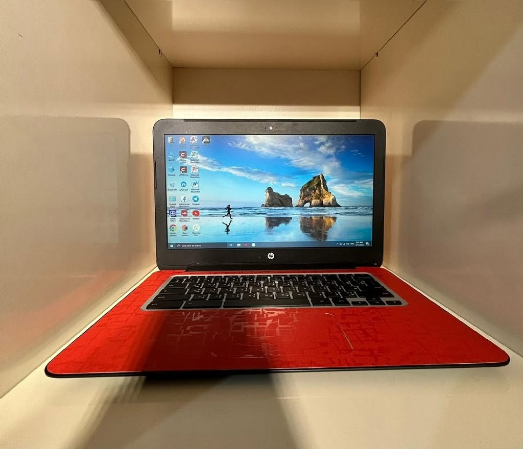 لابتوب سلم HP (مستخدم كلش قليل) بـ 75 ألف ❤️ 

وندوز 10 برو مع مجموعة برامج (كوكل كروم + مواقع التواصل + وورد + أكسل + بور بوينت + شبكتي + سينمانا + تلكرام + واتساب .. وغيرها)

معالج Intel Celeron N2840 - الجيل الرابع - هرتزية قوية 2.60 

رام 4 كيكا

هارد SSD 16 سريع جداً

كيبورد عربي انكليزي 

شاشة 14 انج 

يحتوي على منفذ رام خارجي لزيادة مساحة التخزين 

يحتوي على منفذ HDMI للربط على التلفزيون

يحتوي على 3 منافذ USB 

#ملاحظة: تستلم مع اللابتوب: حقيبة+ ماوس ضوئي + ماوس باد + هدفون + الشاحن.

مكاني بغداد (التوصيل بكل العراق)

واتساب ***********
