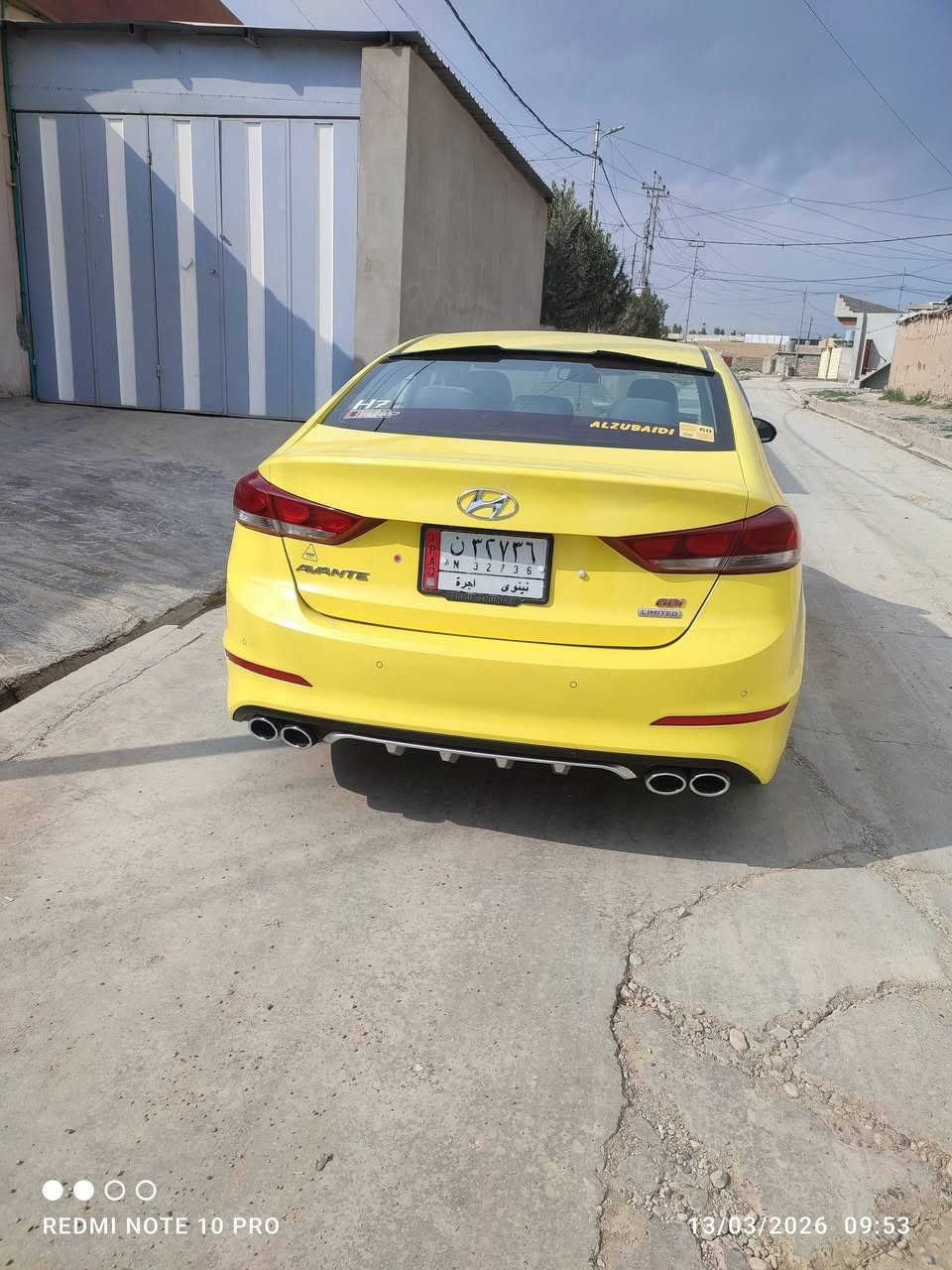 السلام عليكم سيارة افانتي 2017 للبيع بإسمي
بدون ضرر خلاص 
المكينة شركة مامفتوح شرط 
تبريد قطعتين 
كشنات جلد تدفئة +تبريد
تحكمات ستيرن 
بصمة 
منظومة غاز 
ستيرن تدفئة 
غير متواجد على الفيس بوك اتصل على رقم لتفاصيل أكثر 
***********
***********
