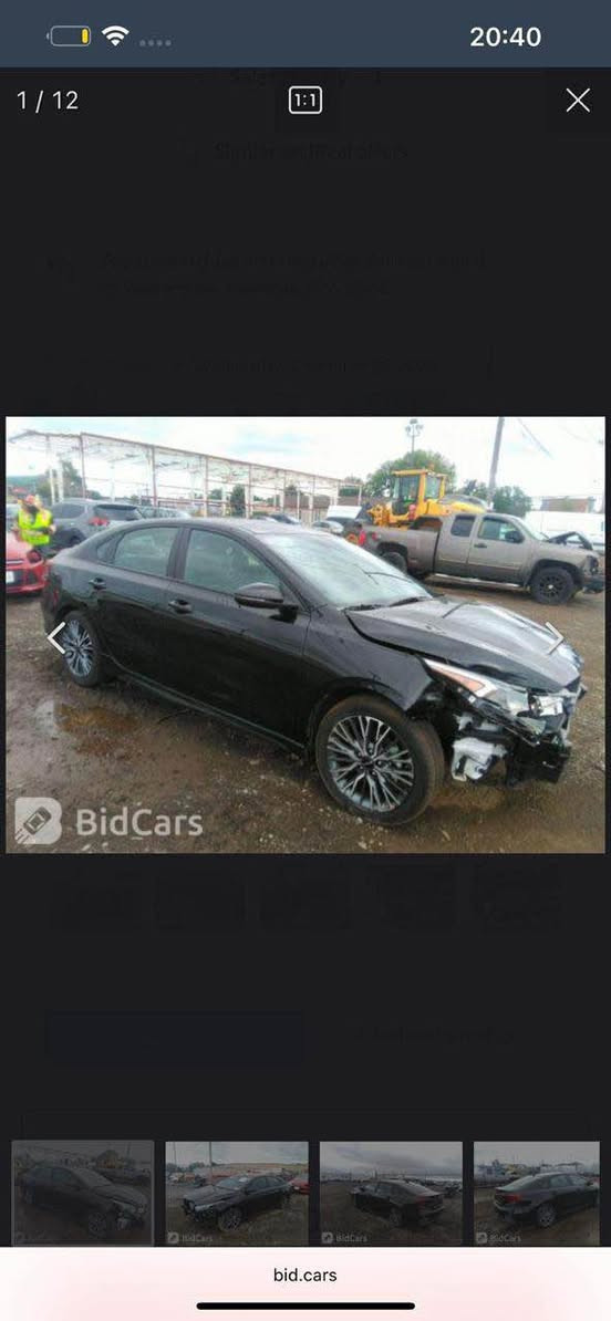 2023 Kia Forte · Sedan · المسافة المقطوعة: 72000 ميل

كيا فورتي مديل 2023
وارد امريكي حادثها بسيط طرف البنيد والجاملغ بدون ضرر داخلي وهنا صار بيها صبغ باب السائق
فئه Gt line 
السياره فول مواصفات 1/1 طلب خاص vip
مكينتها 2000 دوش وكيرها Atm مرغوب
مرقمه بصره معوقين المعوق يسوي وكاله عامه مضبوطه 100%

مواصفاتها : فتحه بصمه تشتغيل عن بعد كشنات جلد lid امامي خلفي 6 رادرات امامي وخلفي وجانبي وتحديد مسار وقياده ذاتيه وشحن لاسلكي ويلكب حجم 18 وبعد بيها كلش هواي مواصفات 
السعر 129 قفل
مكاني بصره دور المحاربين
للاستفسار *********** البصرة, العراق
