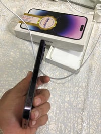 آيفون 14 برو ماكس شرق اوسط وتر بروف ذاكره 256 بطاريه 73 جهاز اي خلل ما...