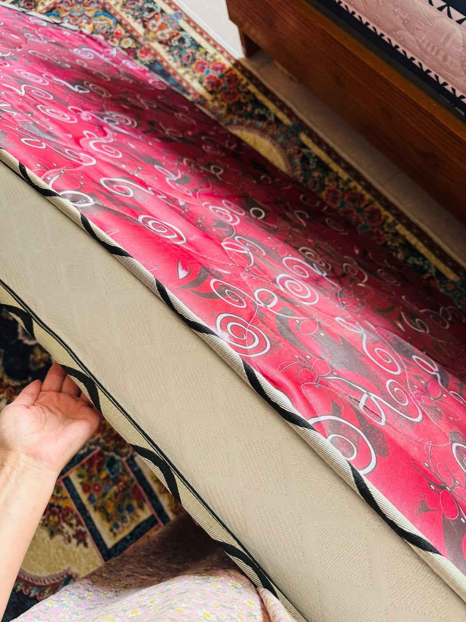 دوشك ضغط عالي سفنج طبي طك الجيس  جديد شوفة عينكم تجي تفحص عينك ميزانك
الطول ١٩٠ العرض ٩٠  الارتفاع موضح بالصور
مكاني ناصريه مركز سعر ٤٥


**إذا كنت صاحب هذا الإعلان وتريد حذفه لأي سبب، رجاءا أرسل رسالة إلى الدعم الفني**