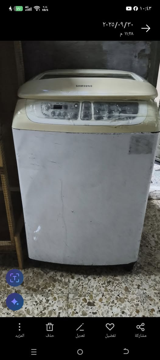 السلام عليكم للبيع غساله سامسونج حجم١٥ شغاله فقط تصريف مياه ضعيف شويه سعر ١٣٥مكان شعله


**إذا كنت صاحب هذا الإعلان وتريد حذفه لأي سبب، رجاءا أرسل رسالة إلى الدعم الفني**