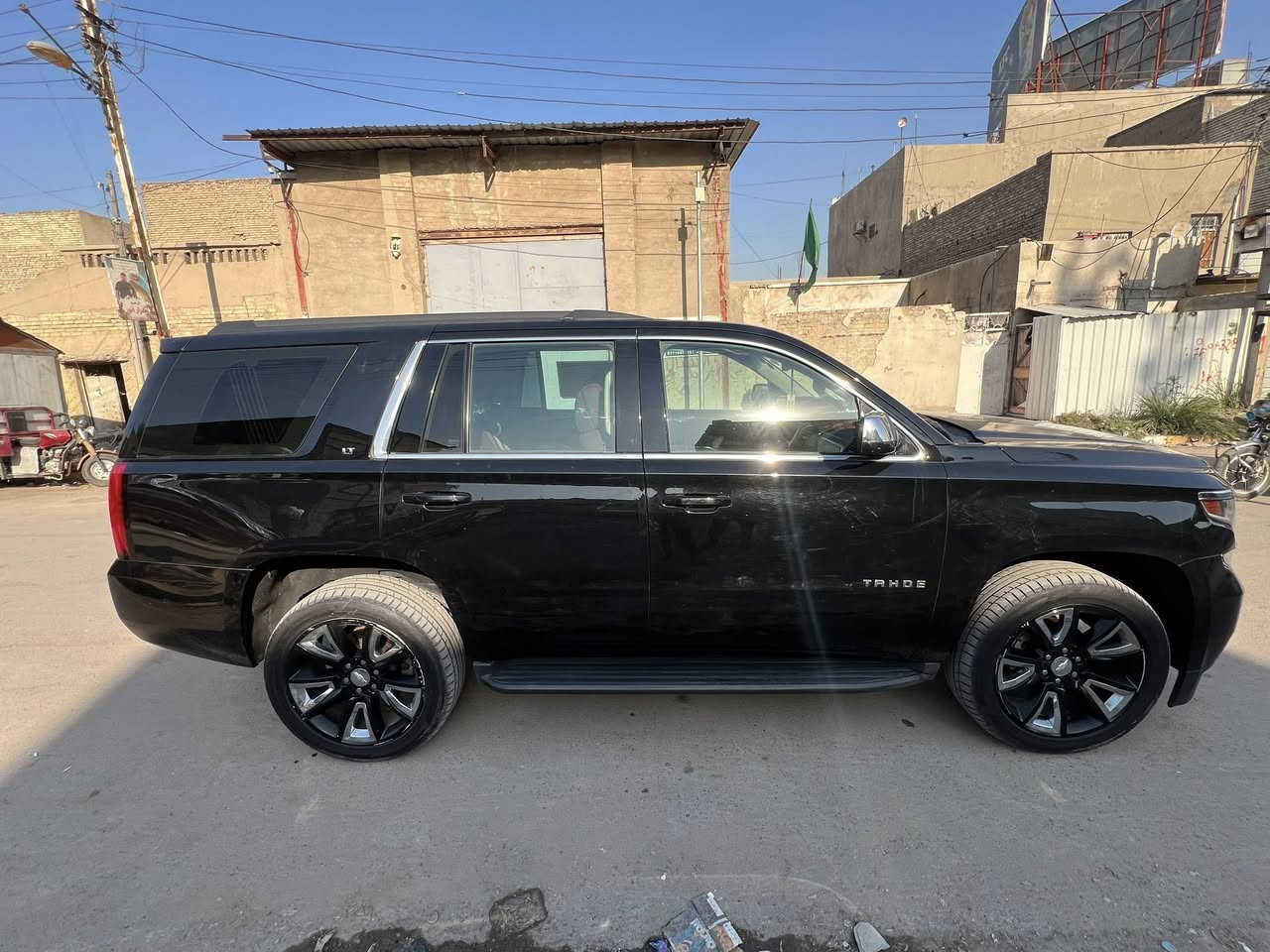 السلام عليكم لبيع تاهو ١٥ خليجي وكاله المنصور كفاله عامه بسمي فول بصمه فتحه صندوك كهرباء *********** شارع فلسطين
