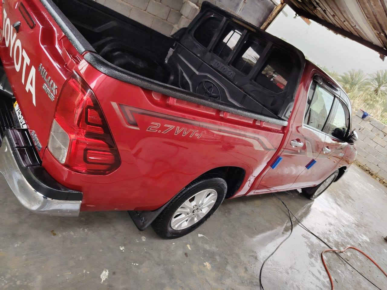 السلام عليكم  تيوتا هايلوكس 2019 مكفوله كفاله عامه من كلشي جديد احله من الصوره فول مواصفات بيها مانع انزلاق تبريد قطعتين تدفه كشنات تبريد وضع شركه السياره السعر 245 وبيها مجال الاتصال ع الرقم *********** بيع مستعجل
