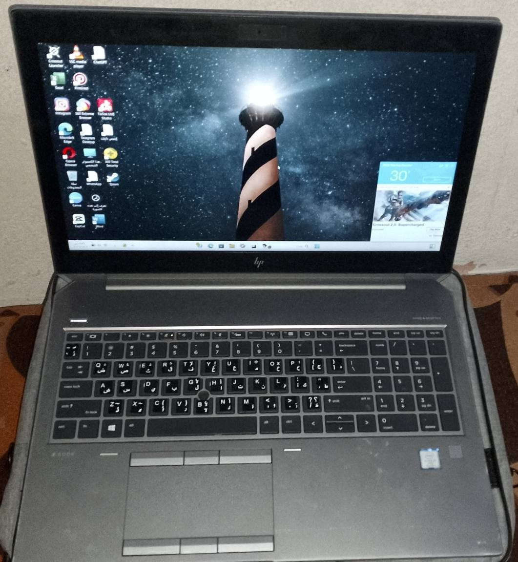 Hp zbook G6 15
مستعمل أوروبي نظيف ضمان على كل شي حالة لابتوب 
هارت : 512
رام : 32
معالج . قوي حتى تكدر تلعب اي لعبه 
سعر : 550 مجال 
رقم تواصل: *********** واتساب و كورك
