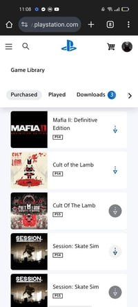 حساب بلاي • كل الألعاب • اسبوعي شهري