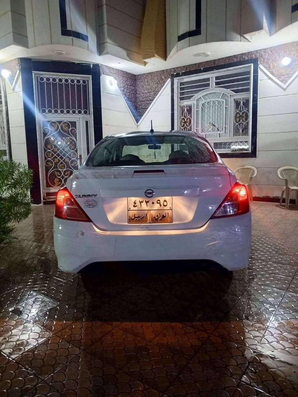 نيسان صني 2018 بأسم شركة فقط قطعة وحدة صبغ رايدهة ب 97 مكاني نجف حي السلام
*********** النجف, العراق
