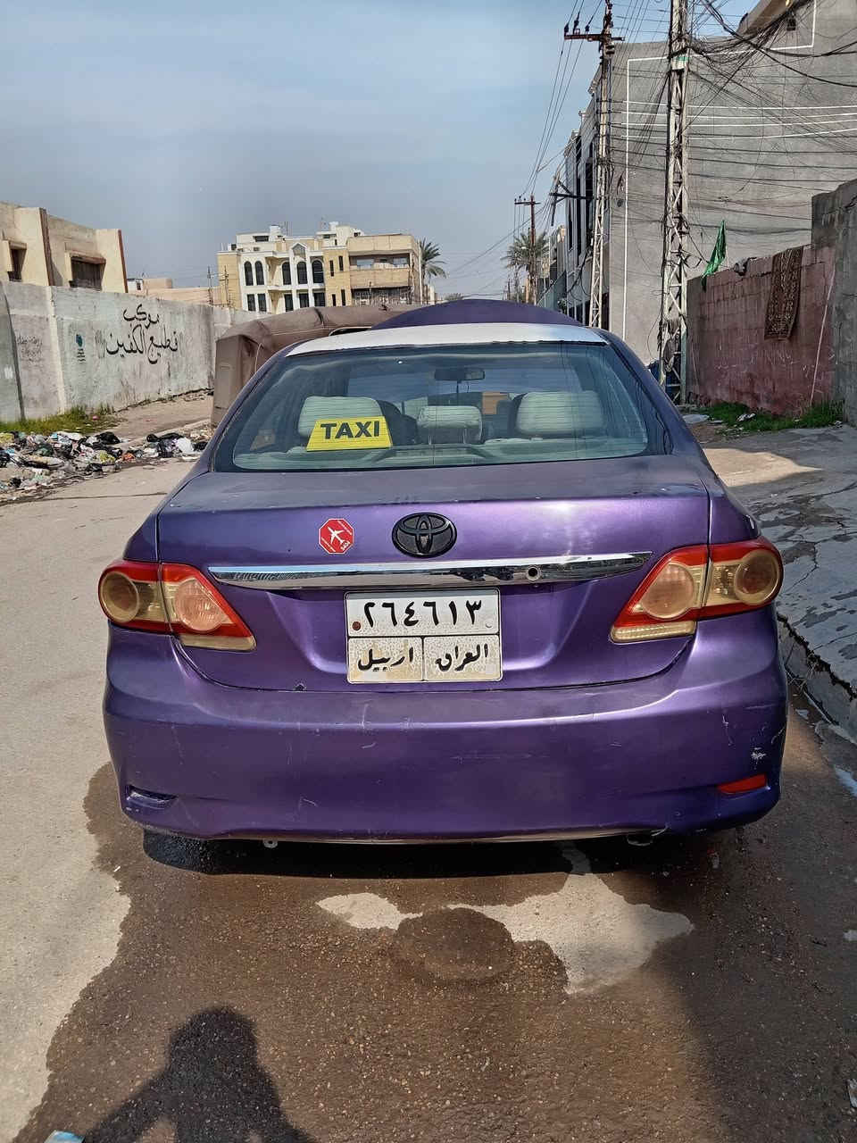 من رخصت الادمن السلام عليكم السياره كورله ٢٠٠٩ للبيع او مراوس الكشر مصبوغ عام ولمكينه وكير خير من الله مكان سياره بغداد السعر ٨٠ وبيهة مجال الاستفسار ***********
