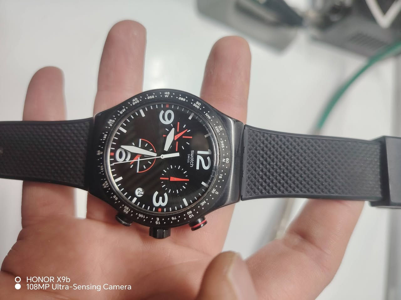 Swatch  black is back 43Mm قطرها ٤٣
كرونوغراف

كالجديدة

سير ربر مريح جداً

منفذ للتاريخ

ساعة جذابة جداً

سعر ١٣٠ الف

للحجز على الخاص


**إذا كنت صاحب هذا الإعلان وتريد حذفه لأي سبب، رجاءا أرسل رسالة إلى الدعم الفني**