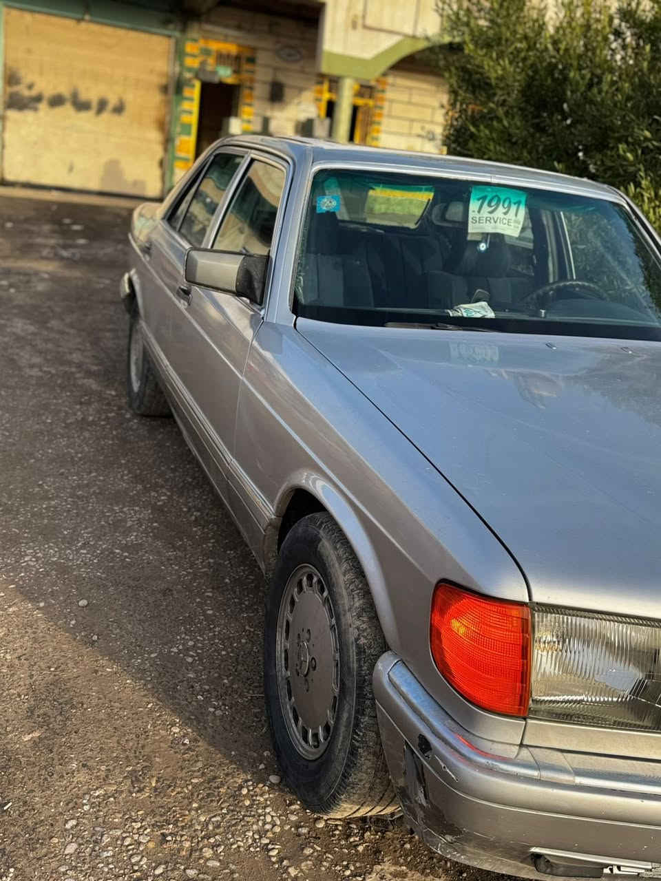 مارسيدس رائاسي  1991. مصبوغه عام  محوره بطه ديلكو 3000 سعر 55 بي مجال  ***********
