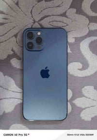 ايفون 12برو ماكس ذاكره 256 بطاريه70بلاديه ما بدله أبد صرفه زين جهاز ام...