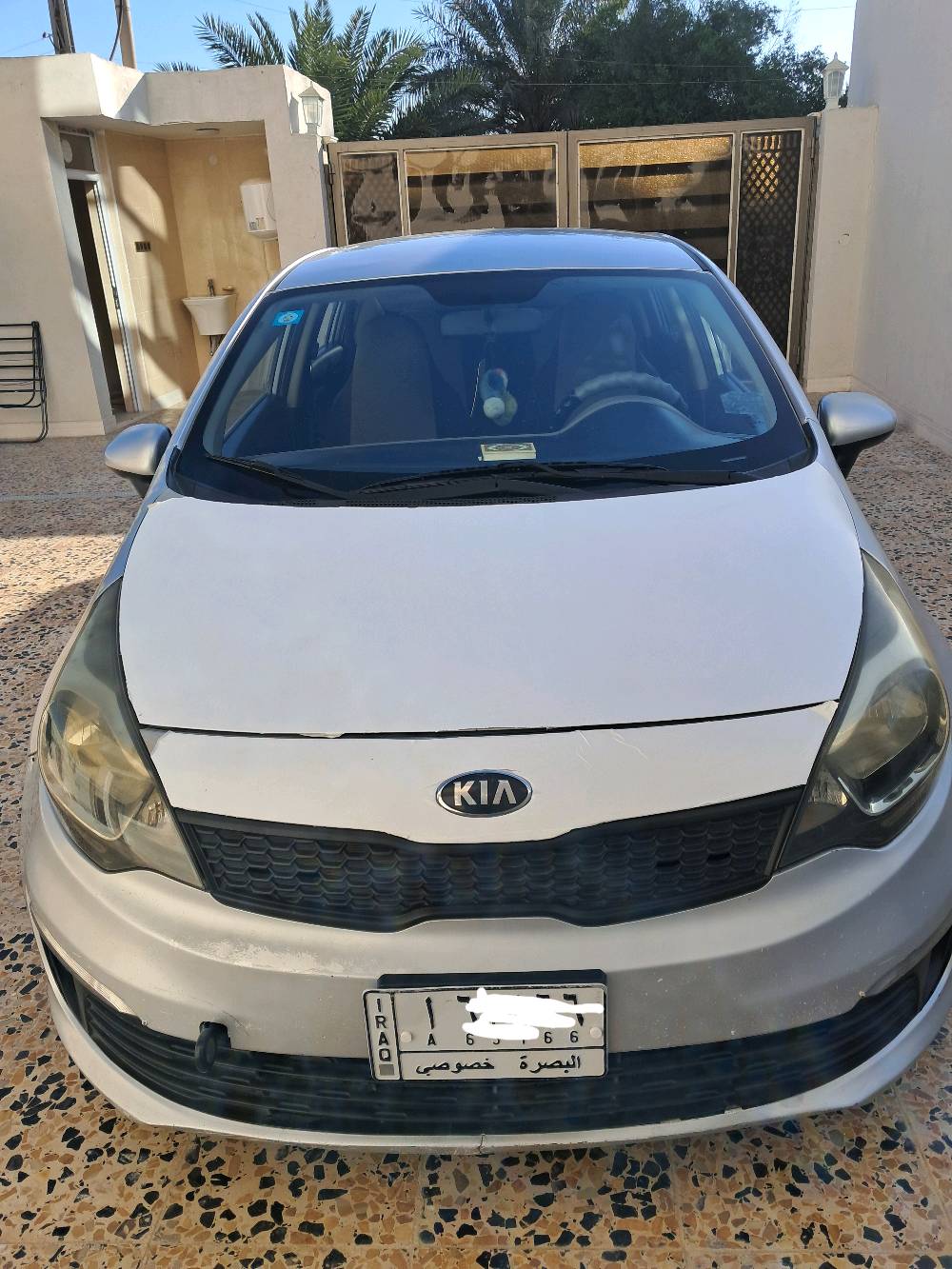كيا ريو ٢٠١٦ خليجي محرك ١٦٠٠ بأسمي بصرة مكينة وكير كفالة كهربائيات شغالة تبريد تدفئة شغال بيها رشات بدون ضربة السعر ٧٥ ورقة