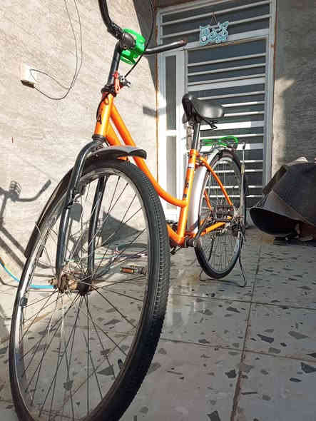 سلام عليكم عندي باسكل للبيع شغال حجم 26لون مميز سعرة 95بي مجال مقابل تعامل وهاذة رقمي *********** بي واتساب
